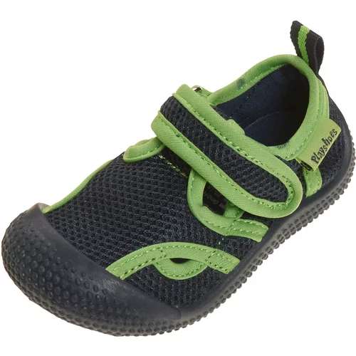 Playshoes Niske cipele zelena / crna