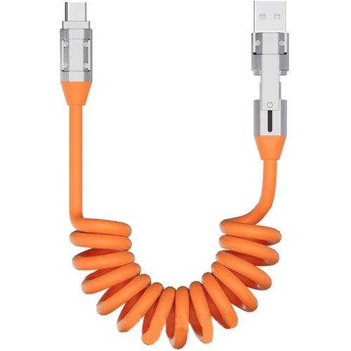 INF Samonavijalni 240W USB-A+USB-C na USB-C kabel, 120cm, hitro polnjenje, (5000276535) Cene