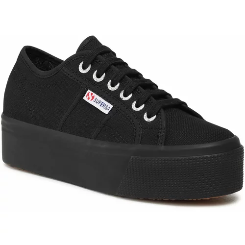 Superga Tenis superge 2790 Cotw Linea Up And Down S9111LW Full Black 996
