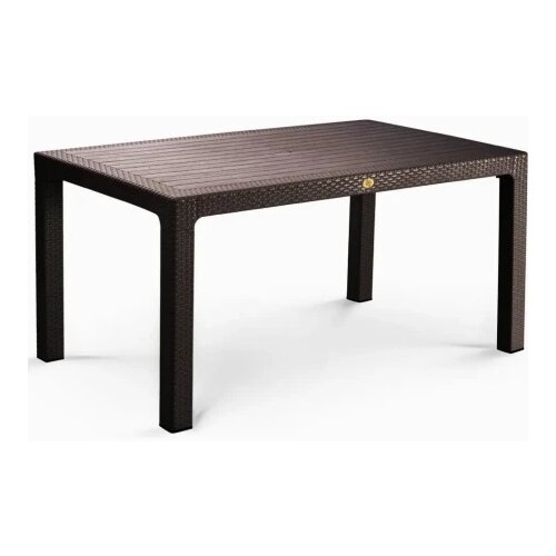  Bastenski sto ratan golf 75x125 braon ( 0000472 ) Cene