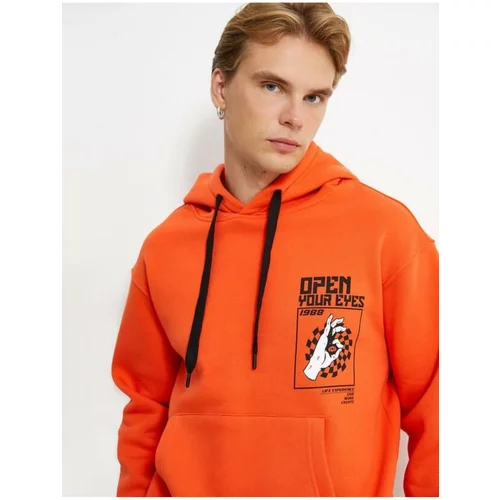 Koton Men's Sweatshirt Orange 4wam70030mk