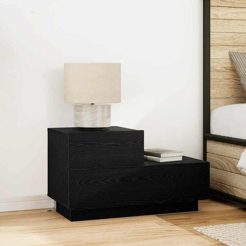  Noćni ormar Crni hrast 70 x 36 x 40,5 cm Konstruirano drvo Cene
