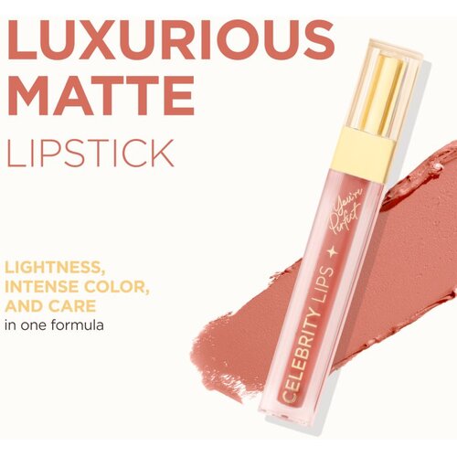 Eveline Cosmetics Celebrity Lips dugotrajni mat tekući ruž za usne nijansa 01N 4 ml Slike