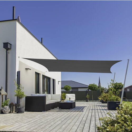 Windhager Sončno jadro SunSail CANNES pravokotnik 4x5m - antracit Slike
