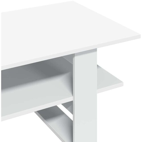  Stolić za kavu bijeli 102 x 55 x 42 cm od konstruiranog drva Slike