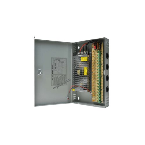 Metalna KUTIJA SA NAPAJANJEM 12V 15A 18CH LS-MPS12V15A Cijene