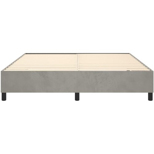  Okvir za krevet s oprugom svjetlosivi 180x200 cm bar&amp;scaron;unasti Slike
