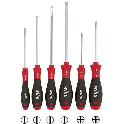 Wiha set odvijača ravni+PH SoftFinish W07152 Slike