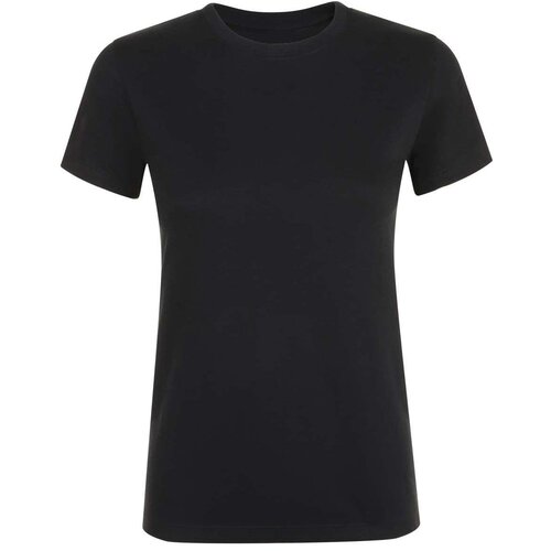 Ženska T-shirt majica SILBA kratki rukav crna Slike