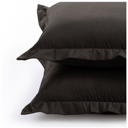 AmeliaHome Set od 2 tamno smeđe jastučnice Side, 45 x 45 cm Slike