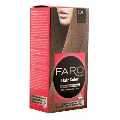 Faro farba za kosu 6.0  tamno plava Slike