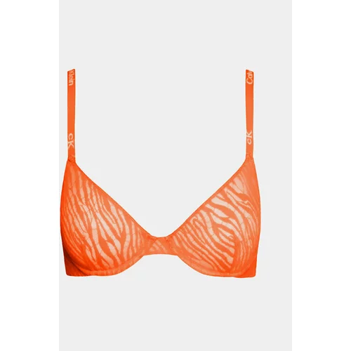 Calvin Klein Underwear Nedrček s kostjo 000QF7376E Oranžna