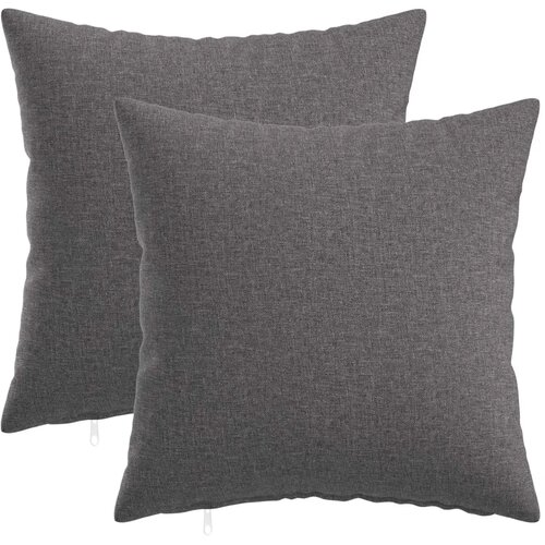  Jastuk s jastukom HEERLEN 2 kom. Svjetlosiva Tkanina - Svjetlosiva 45 x 45 cm 2 Cijene