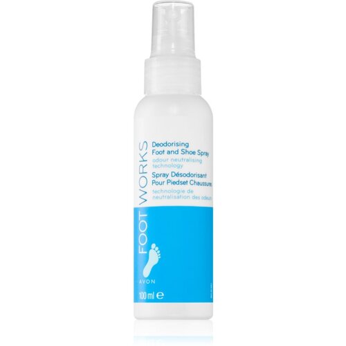 Avon Foot Works dezodorant v pr&amp;scaron;ilu za noge 100 ml Slike