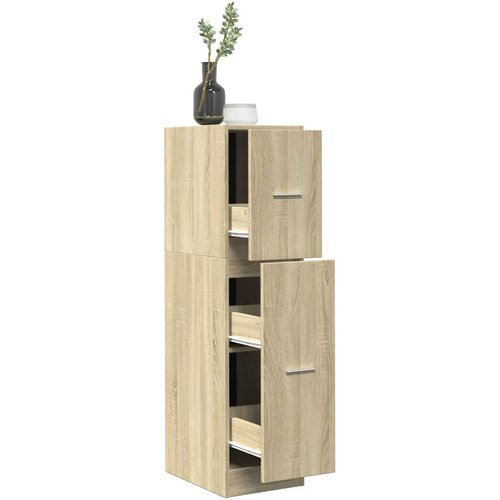 VidaXL Lekarni&amp;scaron;ka omara sonoma hrast 30x41x118 cm inženirski les Slike
