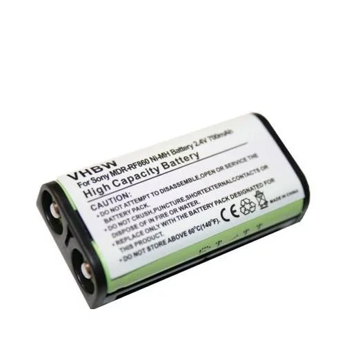VHBW Baterija za Sony MDR-RF860 / MDR-RF4000, 700 mAh