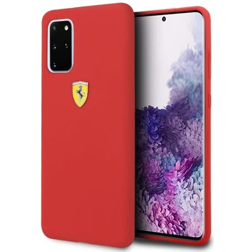  --- Silikonski ovitek Scuderia Ferrari FESSIHCS67RE za Samsung Galaxy S20 Plus G985 - rdeč Cene