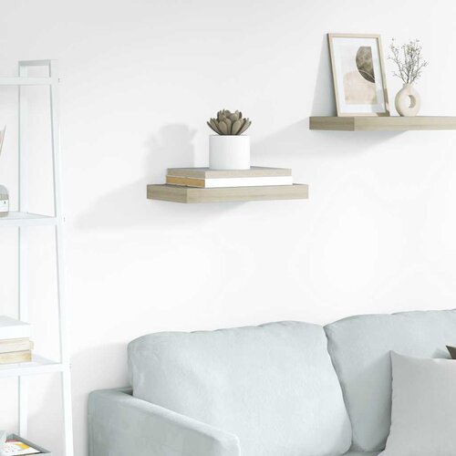  Plutajuća zidna polica boja hrasta 40 x 23 x 3,8 cm MDF Cijene