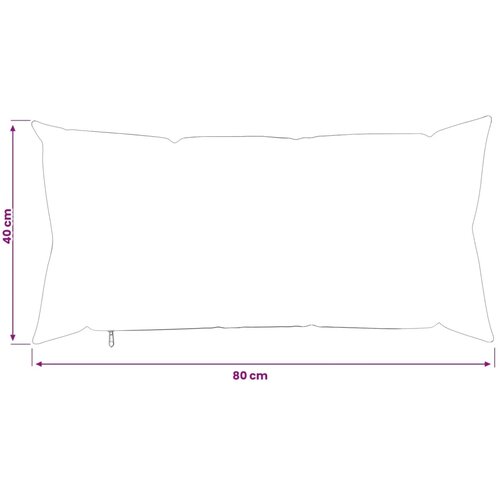  Presvlaka za jastuk 2 kom. HEERLEN Svjetlosiva 40 x 80 cm - Osnovni Svjetlosiva 2 Slike