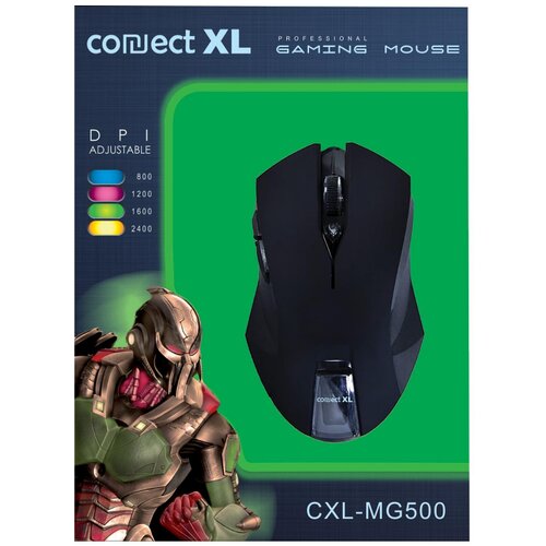 Connect Xl Miš optički, 2400dpi GAMER, USB, 6 tipki - CXL-MG500 Cijene