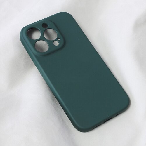Teracell torbica soft velvet za iphone 14 pro 6.1 tamno zelena Slike