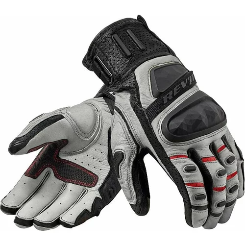Rev'it! Gloves Cayenne 2 Black/Silver L Motoristične rokavice