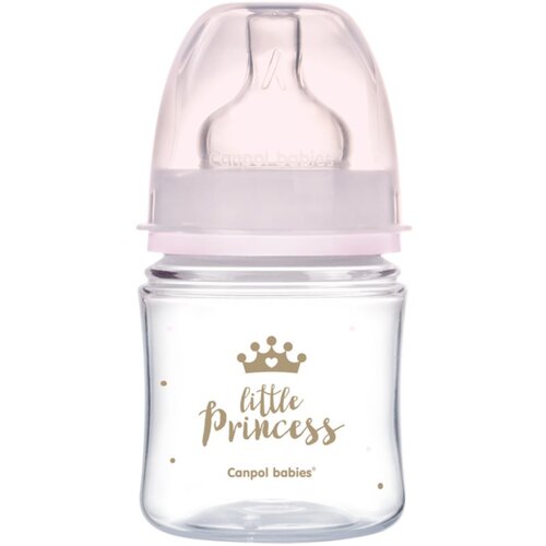 Canpol Royal Baby steklenička za dojenčke 0m+ Pink 120 ml Cene