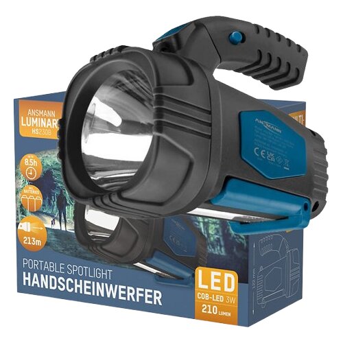 Ansmann Baterijska ručna lampa HS230B, Crna Slike