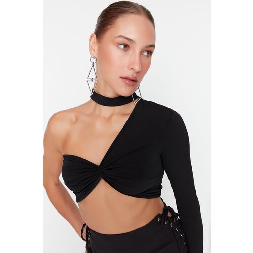 Trendyol Black Asymmetrical Collar Bustier Cijene