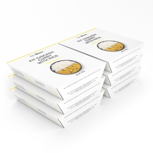 GymBeam FIT Ready to eat pileći kari sa pirinčem 6 x 420 g Slike