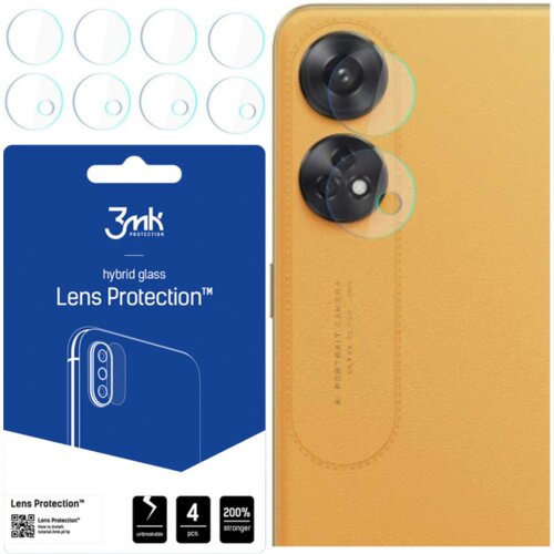3mk ZA&amp;Scaron;ČITA ZA LEČE OPPO RENO 8T 4G KALJENO STEKLO ZA TELEFON, (21967029) Slike