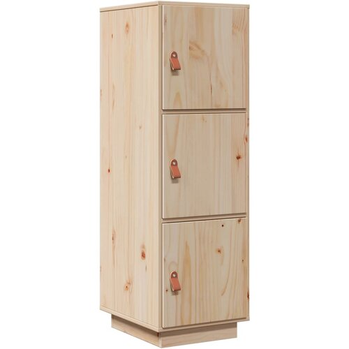 Maison Chic Visoka omara - Komoda - Predalnik 34x40x108,5 cm trdna borovina, (21717112) Slike