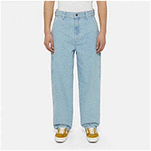 Dickies Hlače Madison baggy fit denim vintage Modra Slike