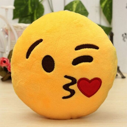 Plišani jastuk Emoji Kiss 35cm Cene