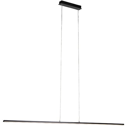 QAZQA Moderna črna viseča svetilka 150 cm z LED - Banda Cene
