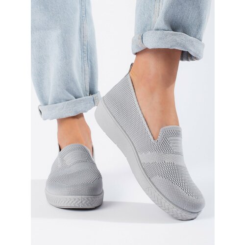 Shelvt Slip-on grey slip-on sneakers Slike