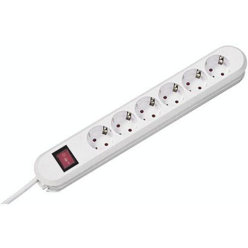 Bachmann SMART 6x Schuko H05VV-F 3G 1.50mm&amp;sup2; 16A / 3680W 3m 6AC izhod (i) 3m Črnilni podalj&amp;scaron;ek 381.148K razdelilna letev črna vtičnica 1 kos, (20635858) Slike