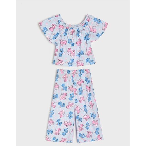 Sinsay Komplet od viskoze: bluza i hlače Stitch Cijene