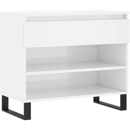  Ormarić za cipele sjajni bijeli 70x36x60 cm konstruirano drvo Slike
