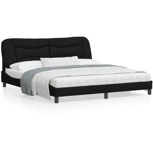 vidaXL Okvir za krevet s uzglavljem crni 180 x 200 cm od tkanine Cijene