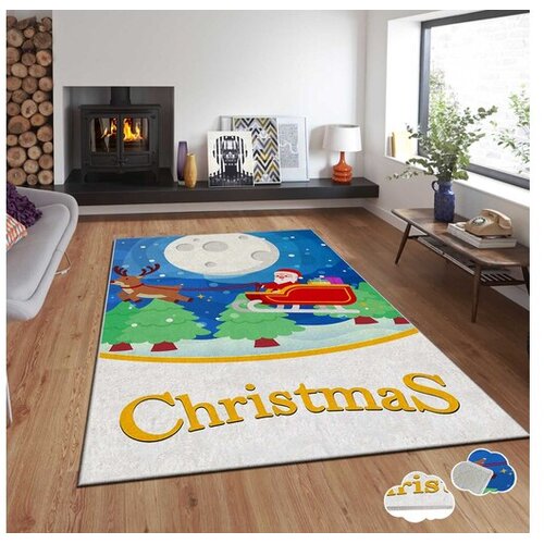 Conceptum Hypnose Tepih sa novogodi&scaron;njim motivima Asr-Crpt-92, Pravougaoni, 100 x 140 cm, &Scaron;areni Cijene