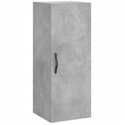  Visoka komoda siva betona 34,5x34x180 cm od konstruiranog drva Slike