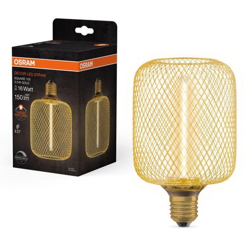 Osram led prigu&scaron;iva sijalica decor filament E27/3,5W/230V 1800K zlatna Cene