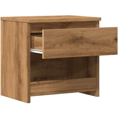 VidaXL Noćni ormarić Artisan hrast 40x30x39 cm izrađeno drvo Slike