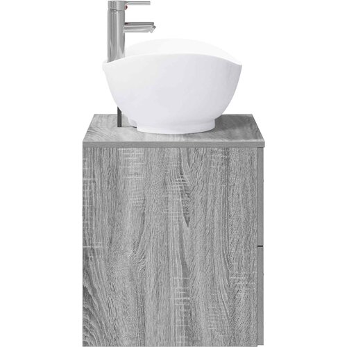  Set namje&amp;scaron;taja za kupaonicu Siva Sonoma Konstruirano drvo 62.5 x 44.5 x 50 cm Slike