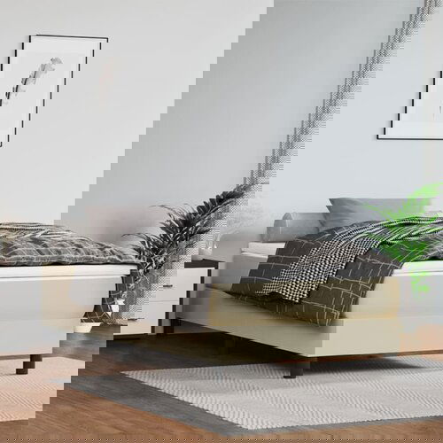 The Living Store Vzmetnica z žepkasto vzmetjo krem 100x200x20 cm umetno usnje - Vzmetnica Z Žepkastimi Vzmetmi, (21569556) Cene