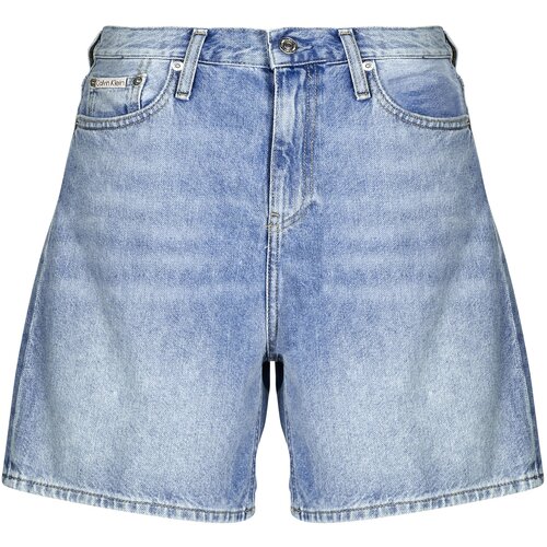 Calvin Klein Jeans Kratke hlače &amp;amp; Bermuda MOM SHORT Modra Slike