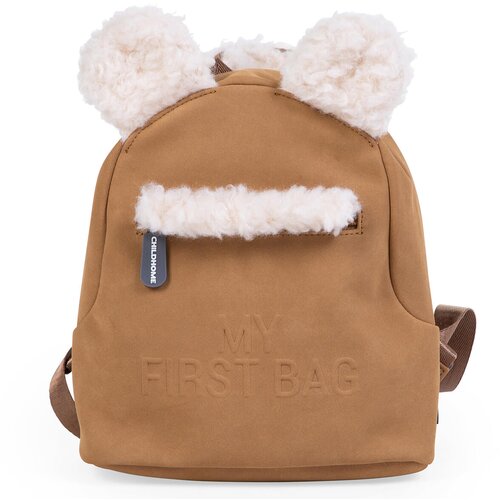 Childhome dječji ruksak my first bag suede beige Slike