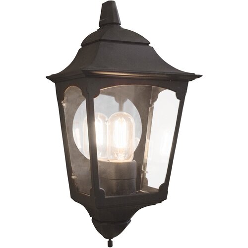 Elstead Lighting Elstead Chapel Zunanja stenska svetilka z 1 lučjo, pol-lamperja, črne barve, IP44, E27, (22099966) Cene