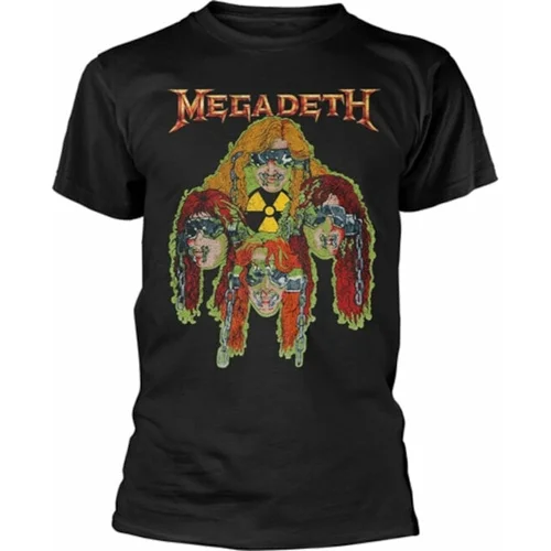 Megadeth Košulja Nuclear Glow Heads Black XL